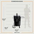 thumbnail image 2 of Oklahoma Joe's Bronco Drum Smoker, 2 of 12