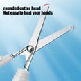 thumbnail image 6 of Tepsmf 2 Pack Portable Pen Style Scissors Compact Foldable Safety Scissors for Students Crafts Paper Cutting School Office, 6 of 7