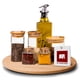 thumbnail image 1 of ULTRACHEF Lazy Susan Giratorio de Bamb&uacute; 36 cm | Centro de Mesa Organizador Cocina, Especiero y Botanero | Charola de Servicio, Base Giratoria para Mesa en Casa | Centro de Mesa Comedor, 1 of 9