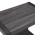 thumbnail image 4 of The angelo HOME Collection 2 Piece Rustic Modern Coffee Table and End Table Set in Charcoal, 4 of 8