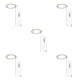thumbnail image 1 of Cateissary Control de línea alimentado por USB, luz LED de cultivo para interior, sótano, flor, suculenta, temporizador regulable, lámpara de 1 cabeza de luz solar 5piezas, 1 of 6