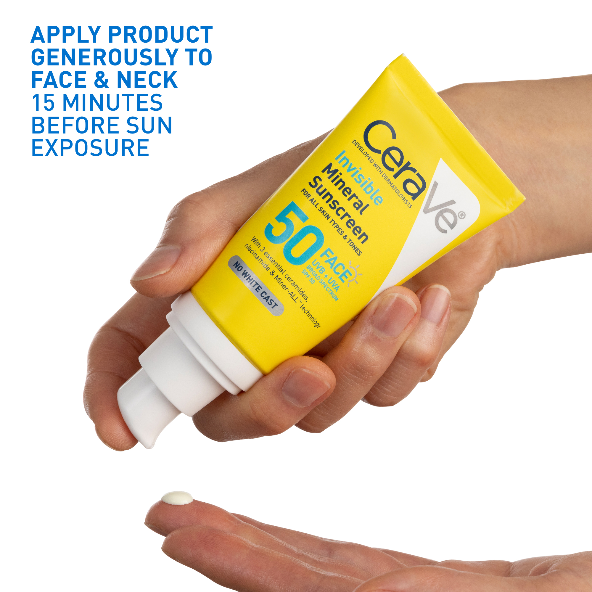 CeraVe Invisible Mineral Sunscreen SPF 50, 1.62 oz photo 7