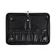 thumbnail image 5 of Bolsa organizadora de brochas de maquillaje, estuche para brochas de maquillaje, bolsa para brochas, cosmético multiusos patrón cruzado, 5 of 8