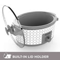 thumbnail image 3 of BLACK+DECKER SC1007D Slow Cooker, 7 Quart, Geometric Cream, 3 of 4