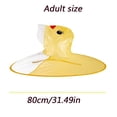 thumbnail image 3 of Junior Raincoat with Umbrella Hat Waterproof Toddler Rain Jacket Hooded Playwear for Outdoor Play and Campus Commutes Sopatenor, 3 of 7