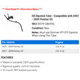 thumbnail image 2 of Dipstick Tube - Compatible with 2007 - 2009 Pontiac G5 2008, 2 of 2