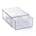 thumbnail image 3 of Mainstays Clear Glossy Plastic Pull-Out Closet Drawer Medium Size, Adult Size, 3 of 9