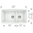 thumbnail image 3 of BLANCO PERFORMA Medium 1.75 Undermount - White, 3 of 3