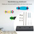 thumbnail image 3 of 6 Pack Skateboard Floating Deck Display Wall Mount Rack Holder Hanger Fit Home Storage Display, 3 of 8
