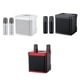 thumbnail image 3 of Seitruly Conexión Bluetooth de plástico Inalámbrico K Sing para cualquier ocasión Altavoz de graves de gran diámetro y alta potencia Electrónica rojo, 3 of 6