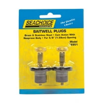 Seachoice Deck & Baitwell Plugs Stainless Steel 5/8 In. 2 / Card