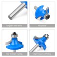 thumbnail image 2 of 35PCS 1/4''(6.35mm) Shank Tungsten Carbide Router Bit Set Wood Woodworking Cutter Trimming Knife Forming Milling with Storage Case, 2 of 7