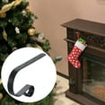 thumbnail image 4 of Christmas Stocking Hooks, Fireplace Stocking Hangers, Metal Alloy Non-Skid Christmas Stocking Holder for Mantel, Adjustable Thick Mantel Compatible, Durable Heavy-Duty Design, 4 of 4