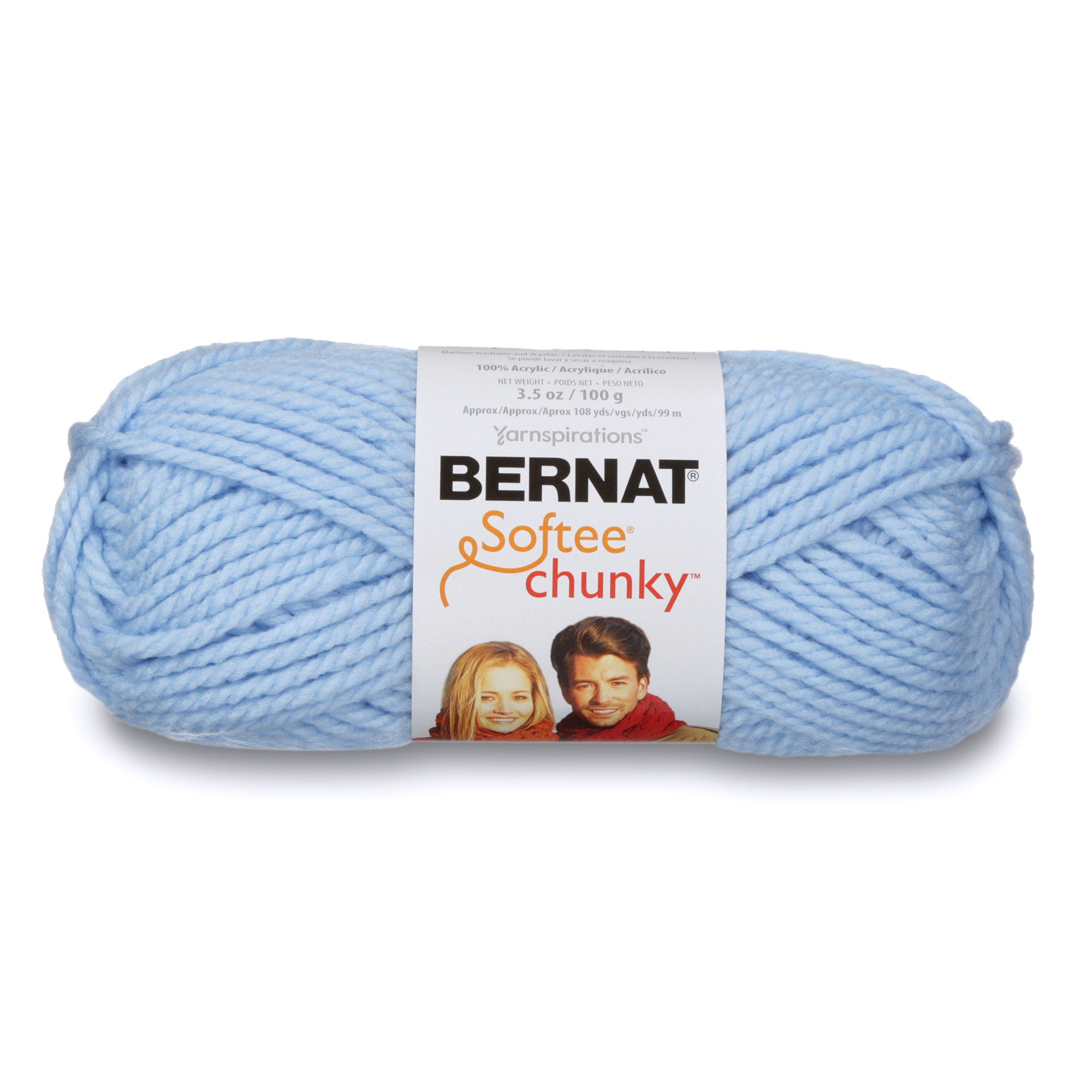 Bernat Softee Chunky YarnBaby Blue
