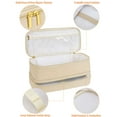 thumbnail image 4 of Gustave Double Layer Hair Tools Travel Bag Carrying Case Portable Waterproof Hair Dryer Organizer Storage Bags, 4 of 7