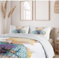 thumbnail image 6 of Ambesonne Cartoon Duvet Cover Set, Lady Fox Lavender Bouquet, 2-Calking, Beige Blue Violet, 6 of 6