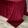 thumbnail image 3 of 90 x 156 Inch Rect. Royal Velvet Tablecloth Burgundy, 3 of 5