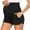 Black, variant on Summer Maternity Yoga Shorts for Women Gray Pregnancy Solid Color Workout Lounge Pants