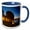 Blue/White, variant on 3drose, France, Toulouse, Garonne River, Place St-pierre - Eu09 Wbi3163 - Walter Bibikow, 11oz Two-tone Red Mug
