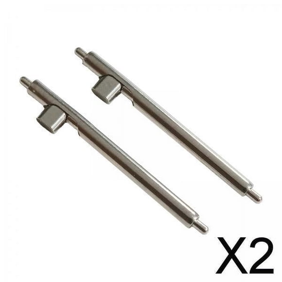 2x Reemplazo de Reloj con Pasadores de Barras de Resorte de Liberación Rápida de Acero, Barras de Resorte de Banda para Reparación de Relojes, 2 Uds. 2 piezas