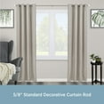 thumbnail image 6 of Kenney Walden 48-86" Steel Adjustable Curtain Rod, 5/8" Dia., Pewter, 6 of 6