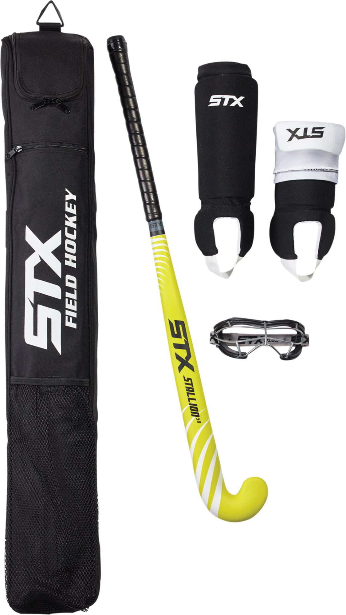 STX Stallion 50 Junior Field Hockey Package Yellow Black by