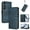 Blue, variant on Allytechgroup Case for Samsung Galaxy A26 5G with Credit Card Slot, RFID Blocking PU Leather Flip Wallet Stand Phone Case with Lanyard Shockproof and Anti-Scratch Cover for Galaxy A26 5G, Gray