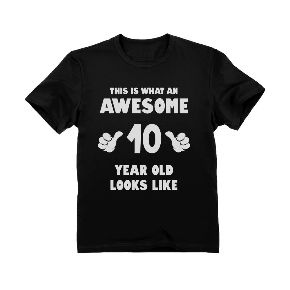 10th Birthday Gift T-Shirt For 10 Year Old Boys 10 And Awesome Gift Ideas 
