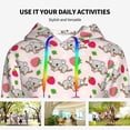 thumbnail image 4 of Kdxio Cartoon Koala Bear Print Womens Oversized Hoodies Sweatshirts Hooded Pullover Tops Sweaters Casual-Large, 4 of 7