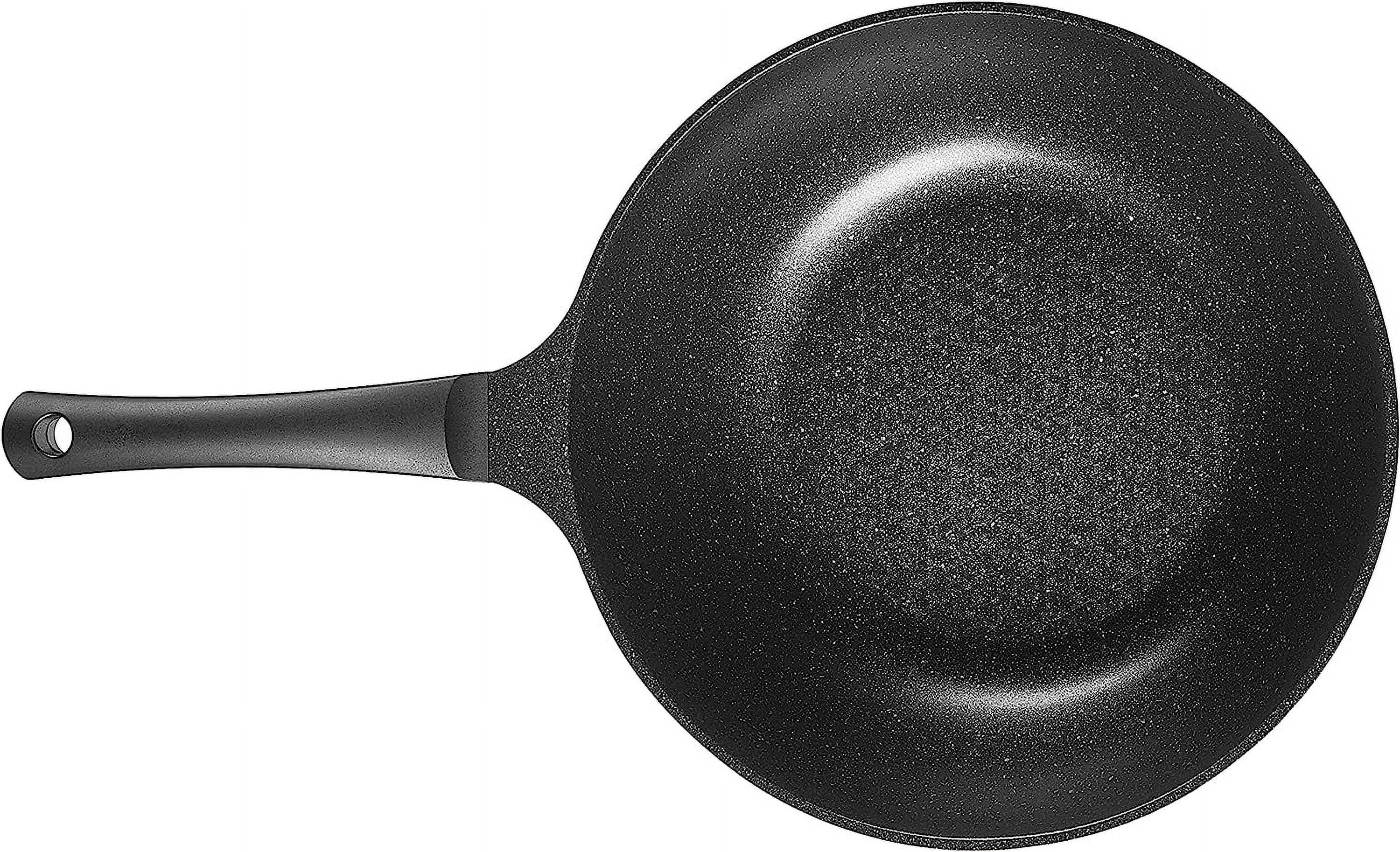 Cook N Home 02690 Ceramic Nonstick Coating Deep Saute Fry Pan with