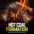 thumbnail image 2 of Sun Joe 16" Oak Firewood Fire Starter Sticks for Fireplace & Pits Use, 30 Lb Box, 2 of 10