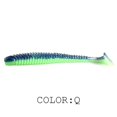 thumbnail image 1 of Cebo blando Luya para peces, hilo de cola en T, doble color, olor a sal, 6,3 cm/8 cm/9,7 cm, 1 of 5