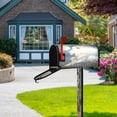 thumbnail image 5 of WOBOGO White Maned Lion Mailbox Cover Magnetic for Garden Yard Home Decor Standard Size 20.7×18.03in, 5 of 9