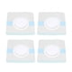 thumbnail image 1 of Parche de cordón umbilical seguro desechable impermeable 4 piezas adhesivo para ombligo de bebé para viajes a casa, 1 of 8