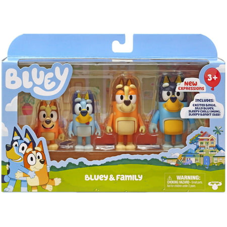 Bluey & Family New Expressions 4pk