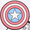 Captain America, variant on Boys' Front Back Graphic Tee with Short Sleeves, Sizes 4-18