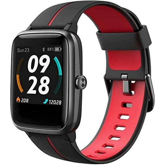 Smart Watch, Built-in GPS Fitness Tracker, Heart Rate Monitor Activity Tracker with 1.3" Touch Screen, 5ATM Waterproof Smartwatch for Men and Women, Compatible with iPhone and Android Phone