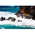 thumbnail image 2 of Hausenflock, Alan 14x11 Black Ornate Wood Framed with Double Matting Museum Art Print Titled - Churning Surf II, 2 of 4
