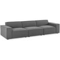 thumbnail image 2 of Modway Restore Sectionnel Moderne 3 Pcs en Tissu Rembourré, Couleur Charbon, 2 of 13
