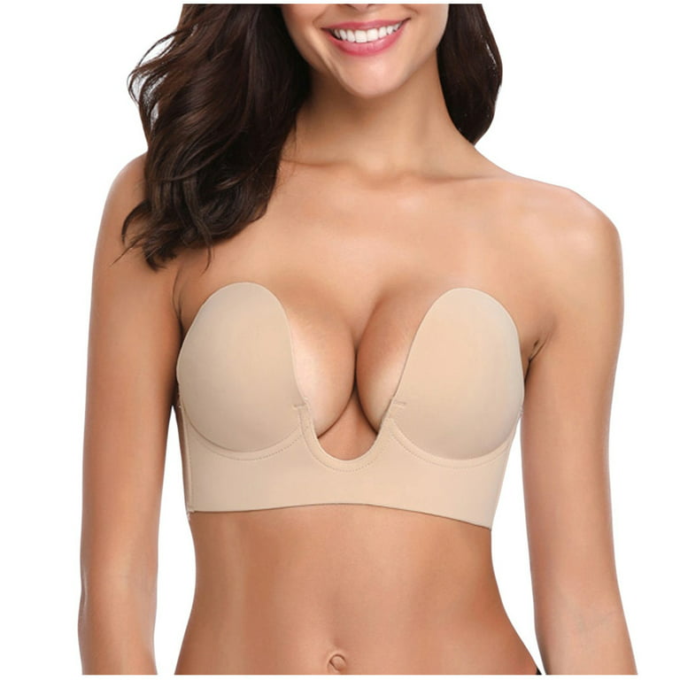 Invisible Self Adhesive Push Up Bra For Women Frontless, Strapless, Lacing,  Stick Up On Design From Eyeswellsummer, $1.98