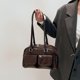 thumbnail image 2 of Bolso Superior PU Cuero Damas para Mujeres Compras Viajes, 2 of 9