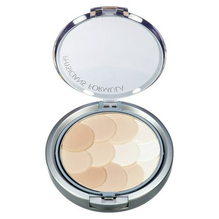 Physicians Formula Magic Mosaic Translucent/Beige W/Built-In Mirror & Brush Multi-Colored Custom Pressed Powder .3 Oz