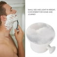 thumbnail image 2 of Cuenco de plástico para jabón de afeitar, cuenco para crema y jabón de afeitar, cuenco para afeitar para hombres (blanco), 2 of 5
