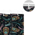 thumbnail image 5 of Coolnut Traditional Skulls Feathers Bath Shower Curtain Liners 72"x72", Polyester Waterproof Bath Curtains with Hooks for Bathroom Decoration, 5 of 5