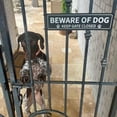 thumbnail image 2 of Mosey Weatherproof Warning Sign Beware of Dog 12x3 Inch Rust Free Metal Sign, 2 of 14