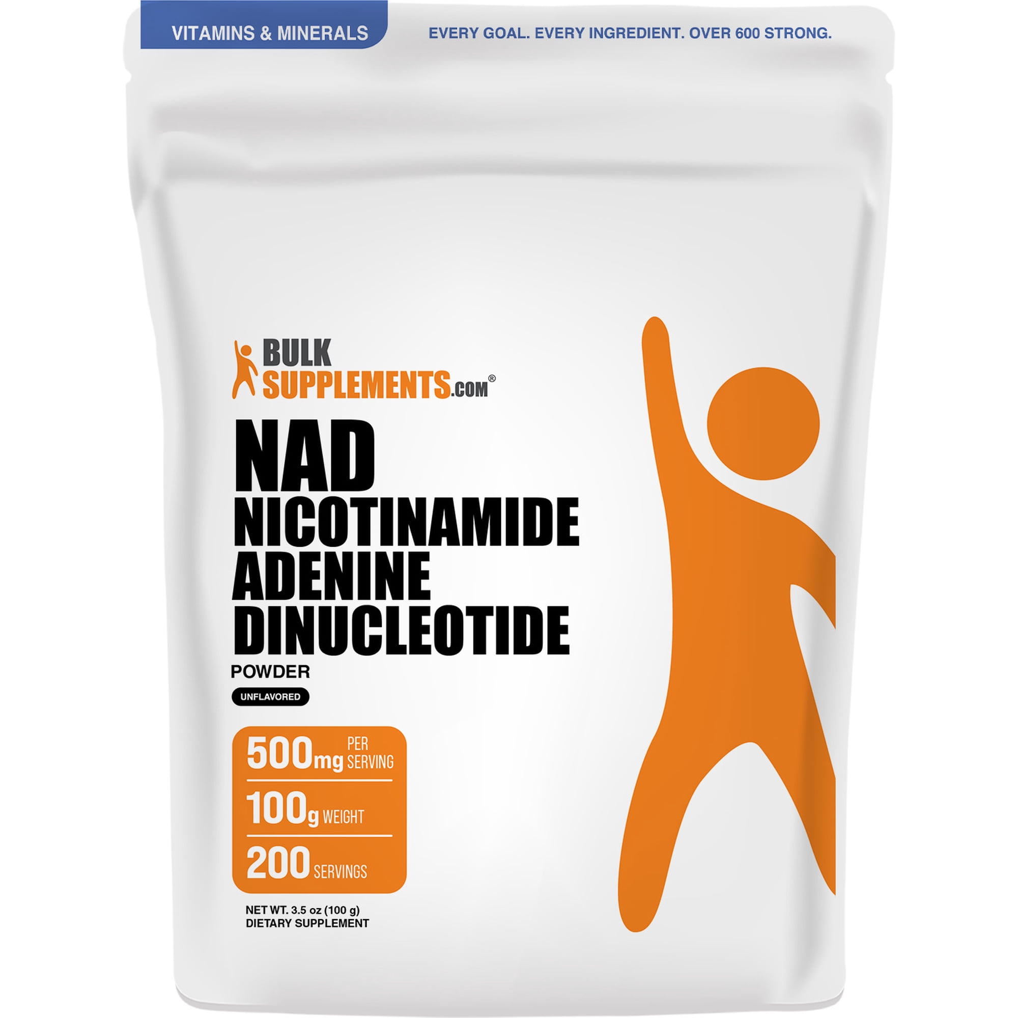 BulkSupplements Nicotinamide Adenine Dinucleotide (NAD) Powder - 100 Grams (3.5 oz)