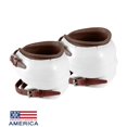 thumbnail image 1 of Feather-Weight FW7X-WH-S Hinged Quarter Boots, White - Small, 1 of 1