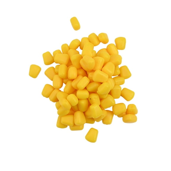 Xuanqin 100 Pcs Fake Corns Soft Bait Fishing Lure Silicone Artificial Floating Carp Bait