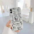 thumbnail image 3 of Funda de teléfono transparente con dibujos animados de Snoopy, figura de anime de Charlie Brown, para iPhone 15, Promax, 14, 13, 12, 11, X, XS, XR, XSMAX, 7, 8 Plus, 3 of 5