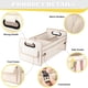 thumbnail image 3 of Organizador de maletero de coche JiaTua plegable con varios compartimentos, color beige, 3 of 9